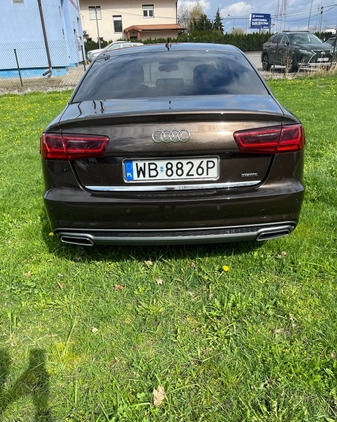 Audi A6 cena 124000 przebieg: 80000, rok produkcji 2017 z Młynary małe 154